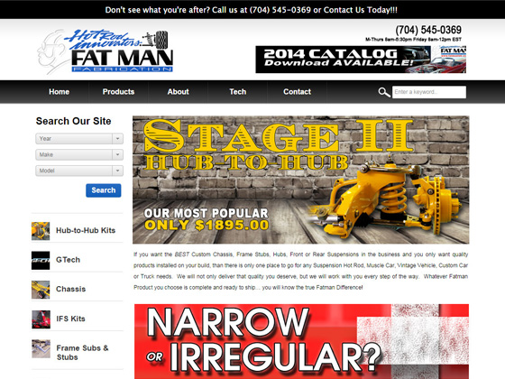 Fatman Fabrications - Home Page Theme